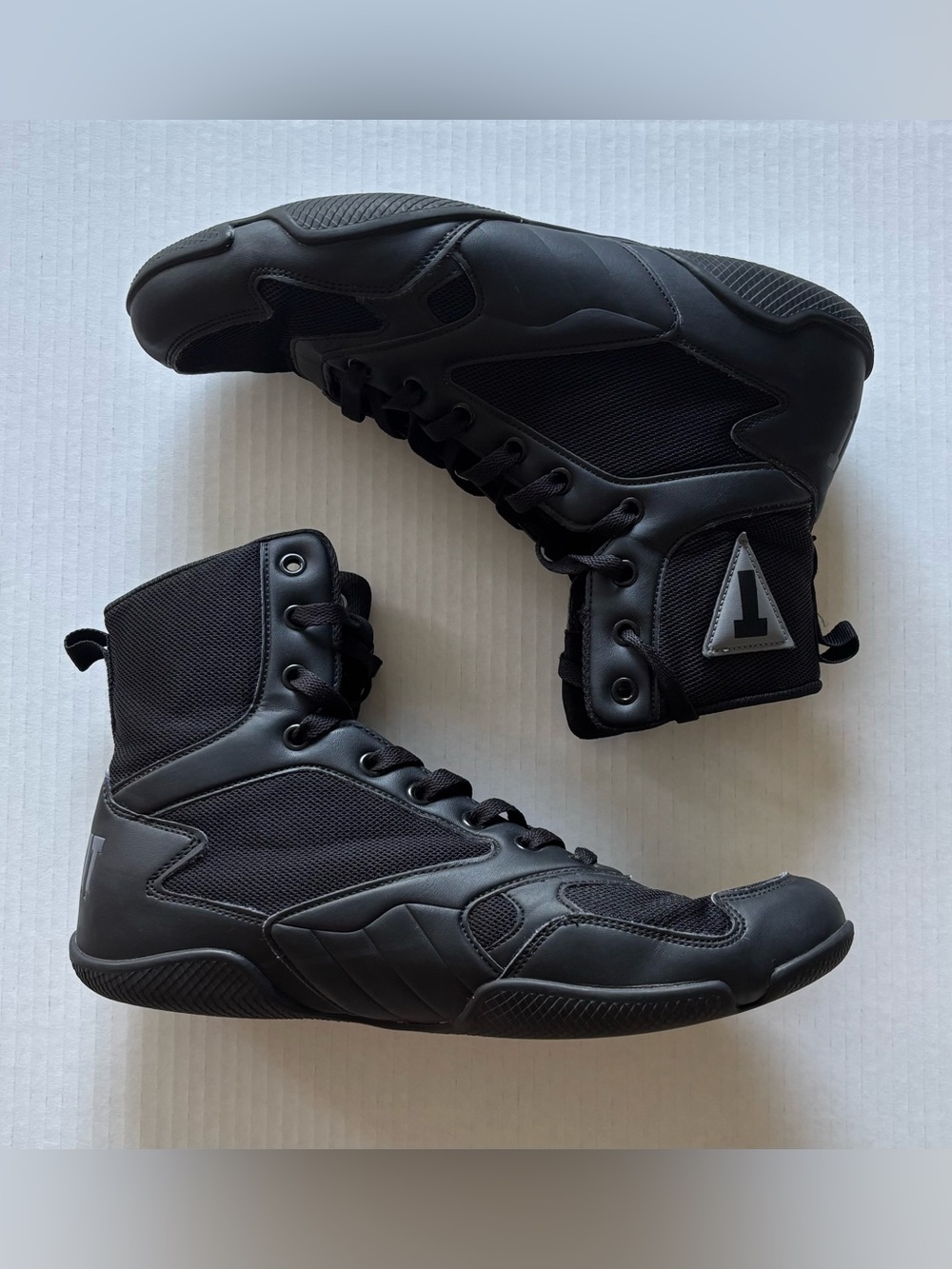 Title Charged Boxing Black Shoes Men’s Size 10.5 - Used Great Condition (No Box)